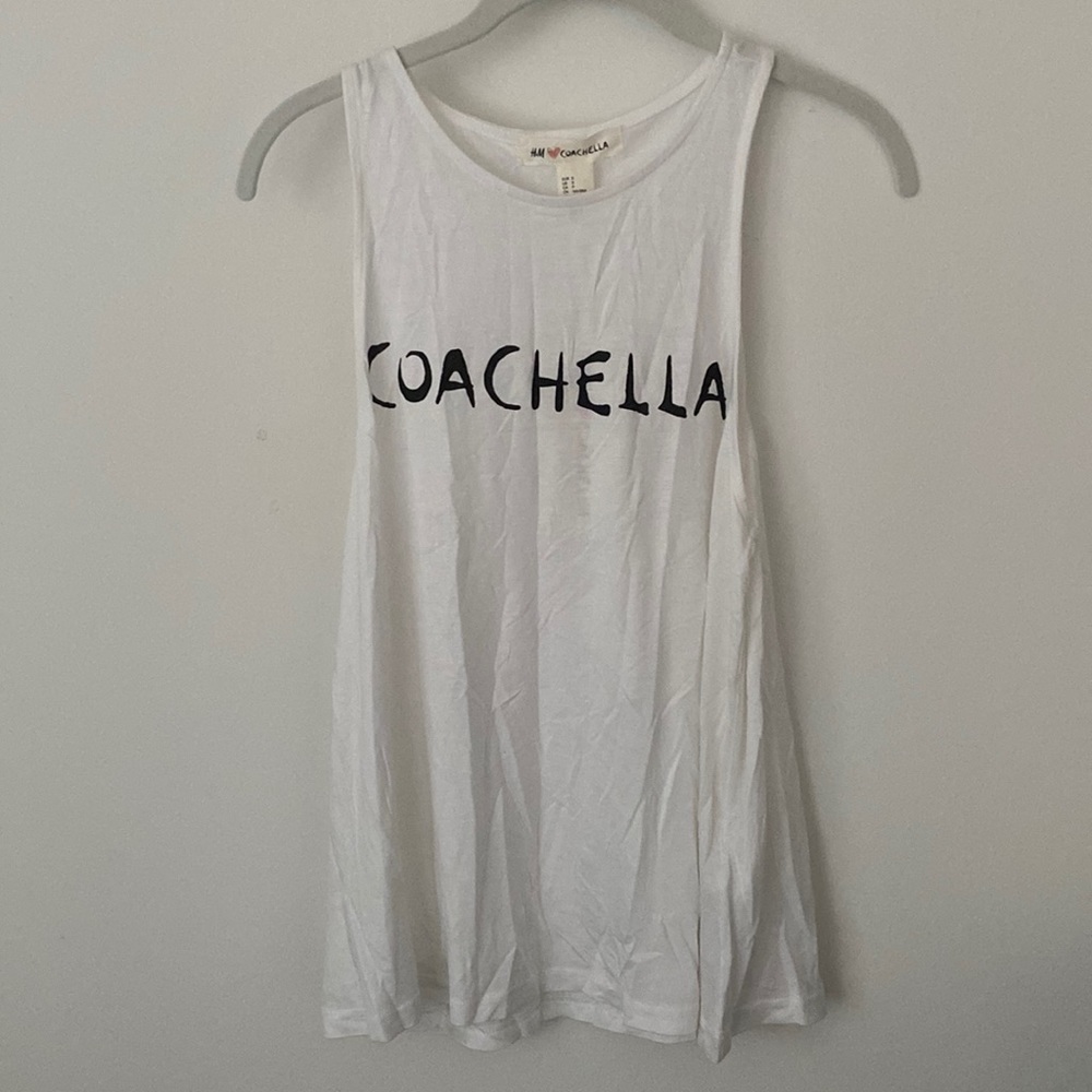 H&M x Coachella white tank. Size small. NWT. Never worn.